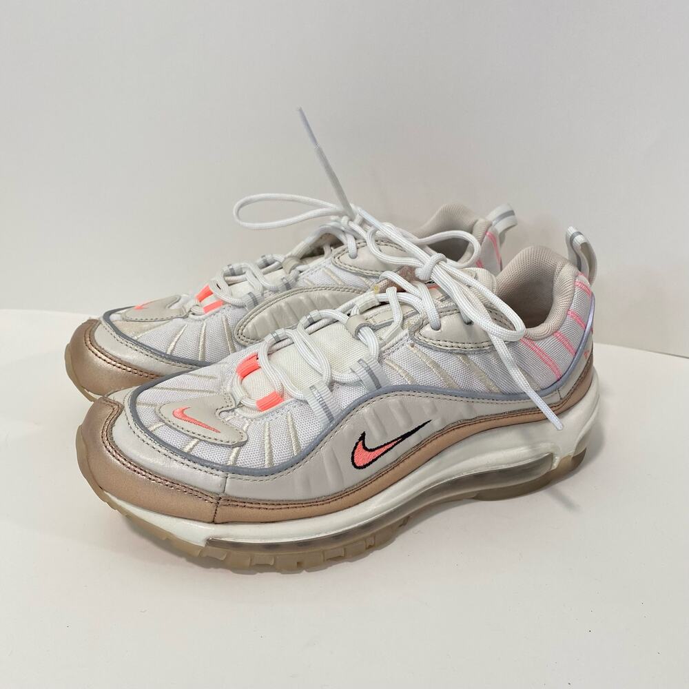 Nike Air‎ Max 98 Women's Sneakers Orewood Brown Lava Glow CI9907-100 Size 7.5